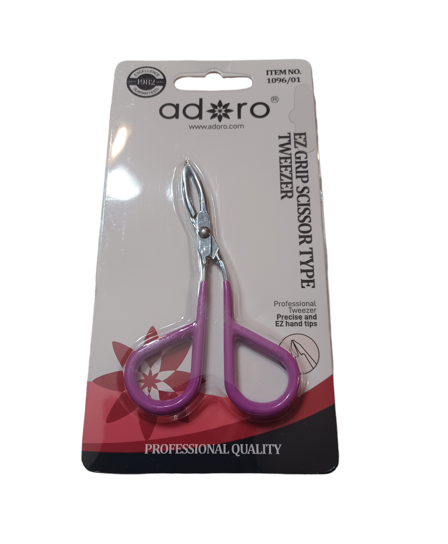 Professional Grip Scissor Tweezer Stainless Steel