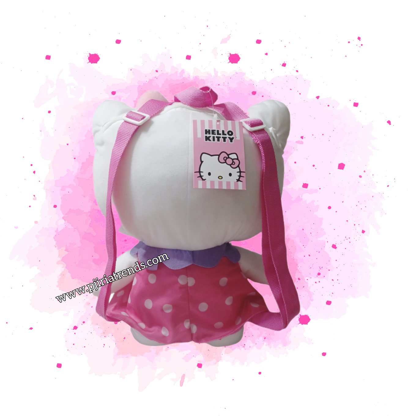 Original Sanrio Hello Kitty 16" Soft Plush Backpack.