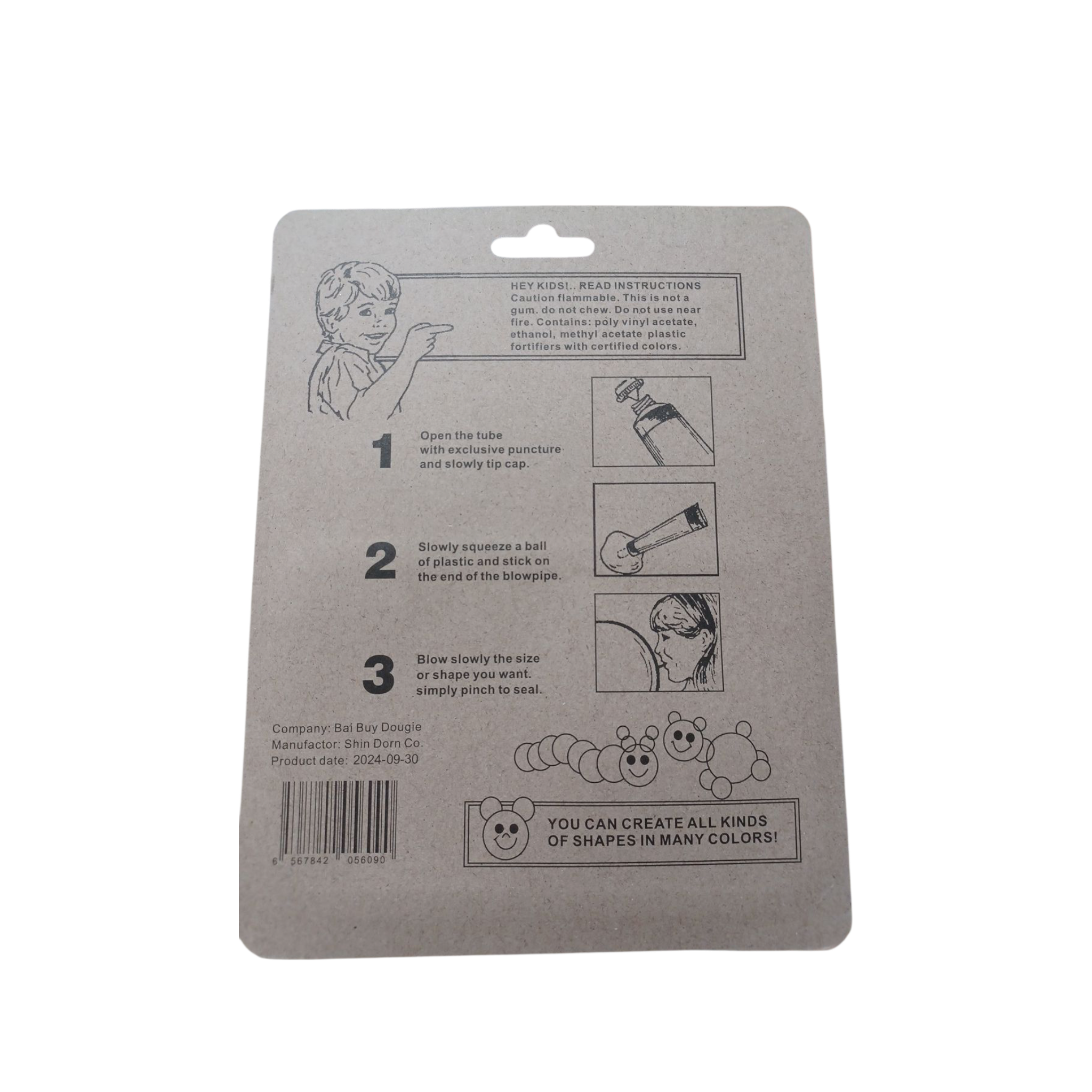BALLOONS BUBBLE PLASTIC (PK of 5Pcs)