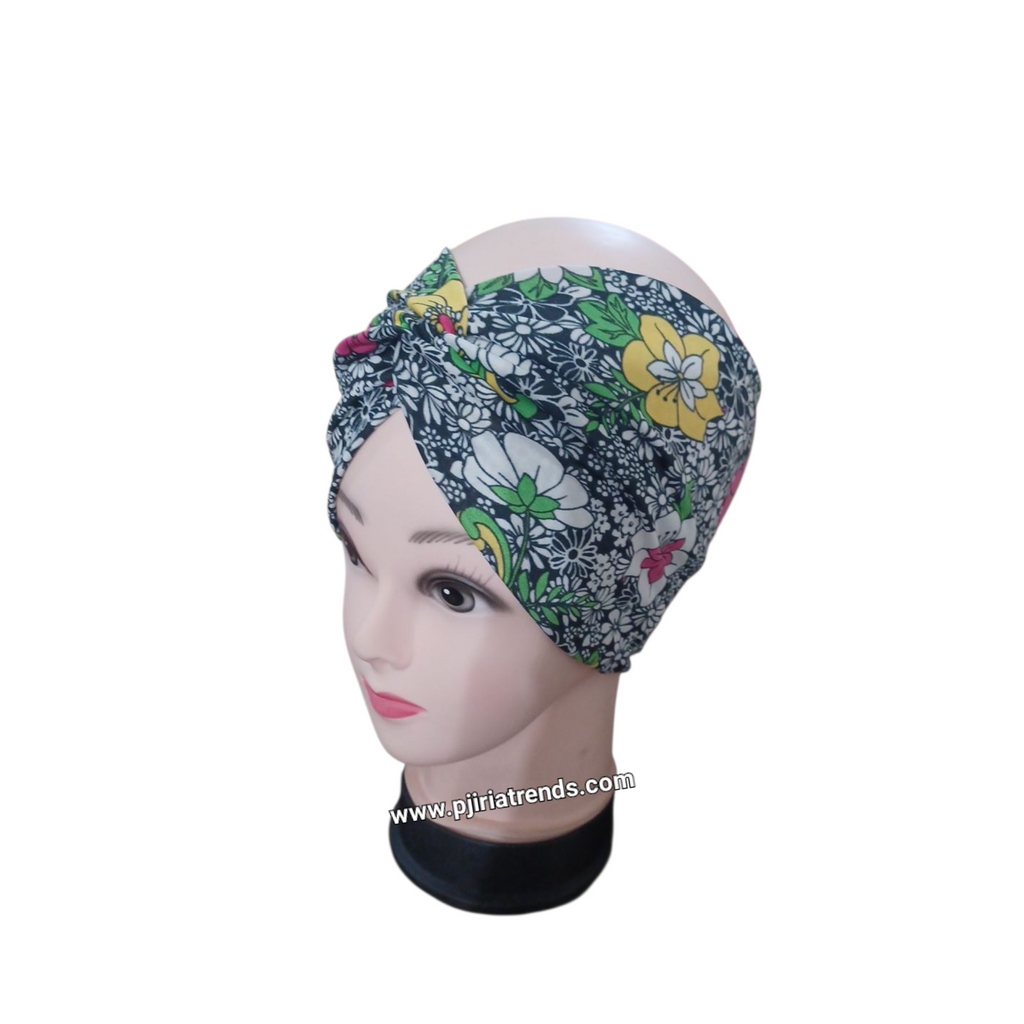 Handmade Bohemian Twist Wide Turban Headband