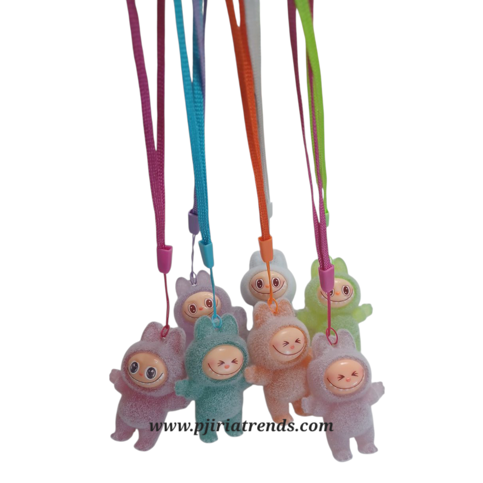 Mini Adorable Labubu Keychain Pendant Holder