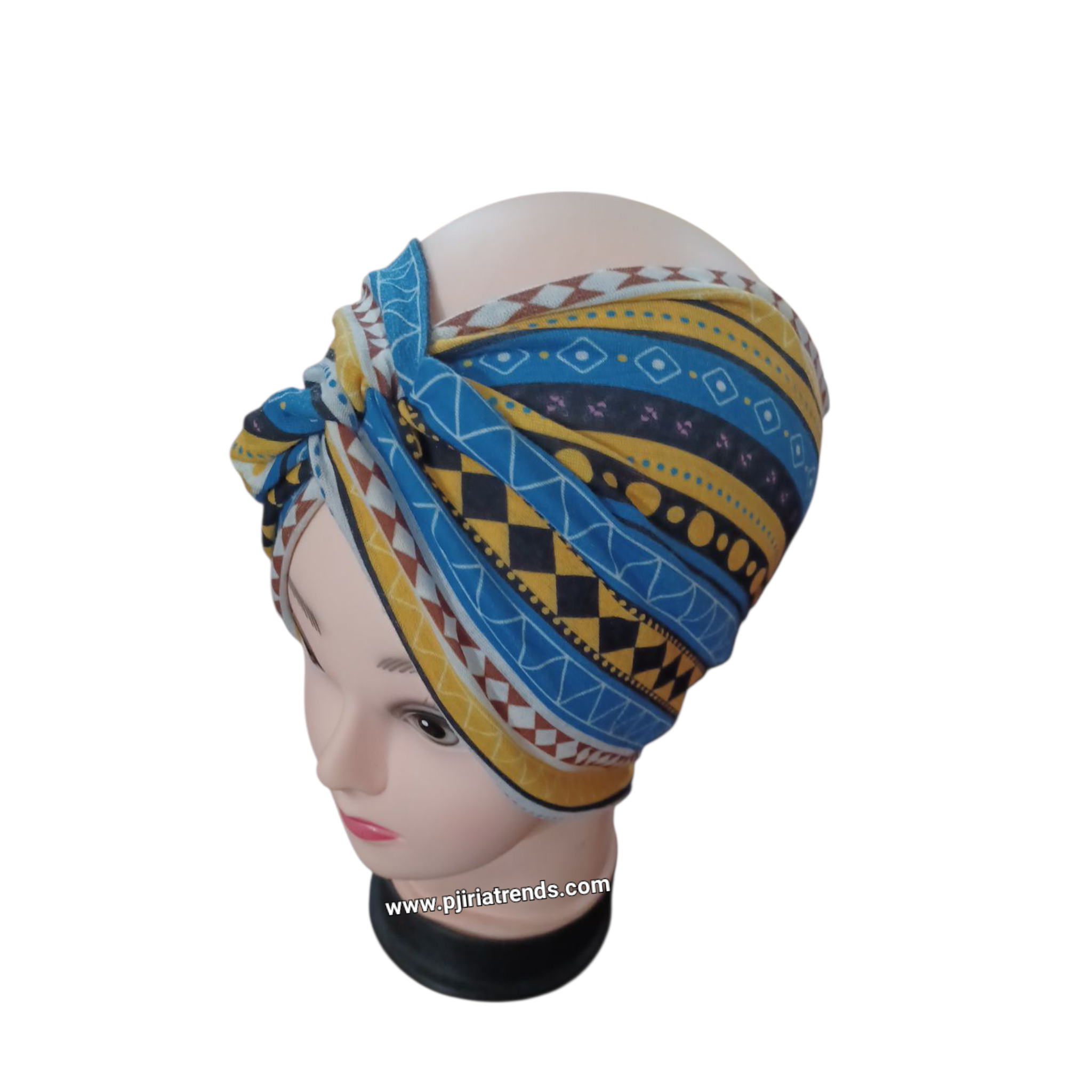 Handmade Bohemian Twist Wide Turban Headband