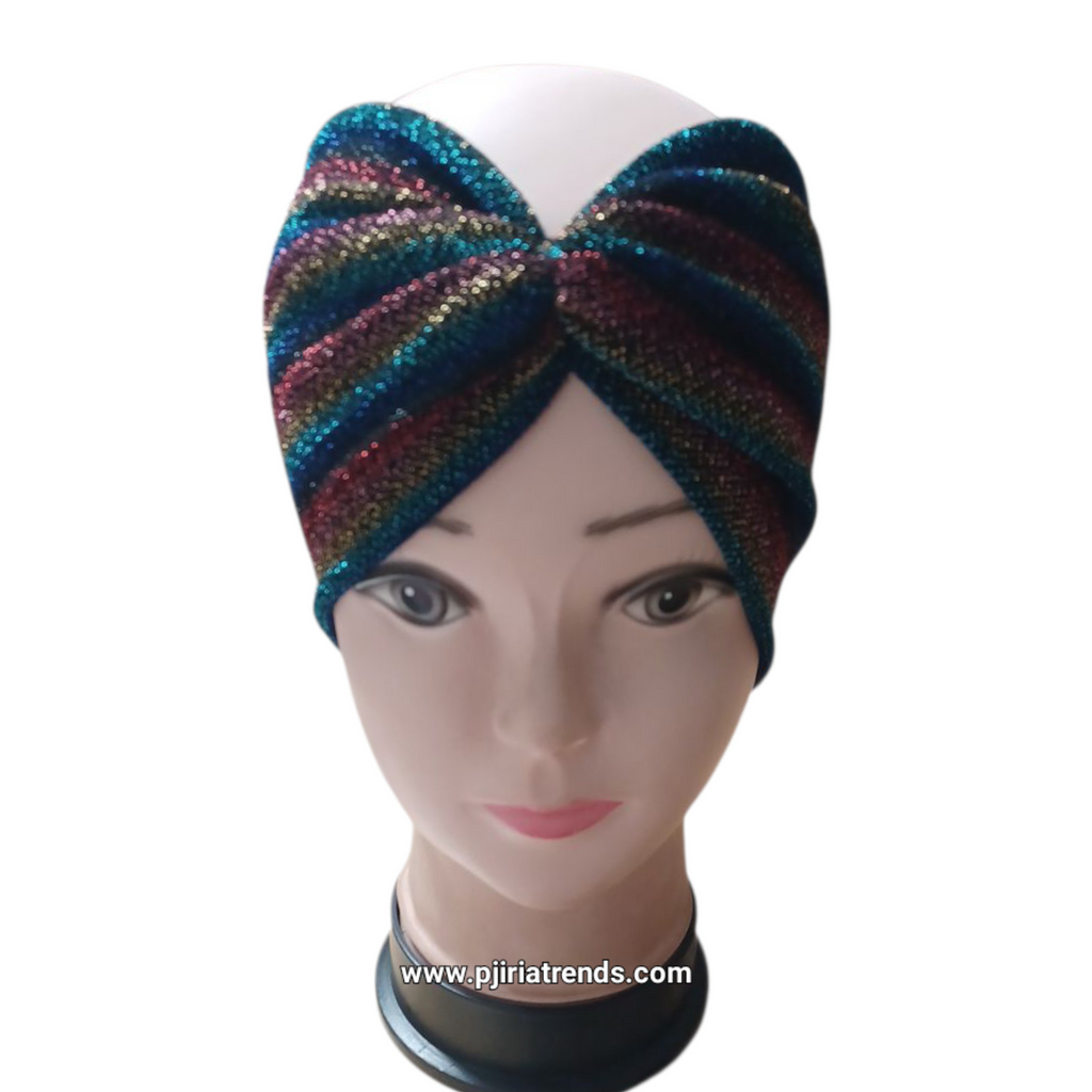 Handmade Bohemian Twist Wide Turban Headband