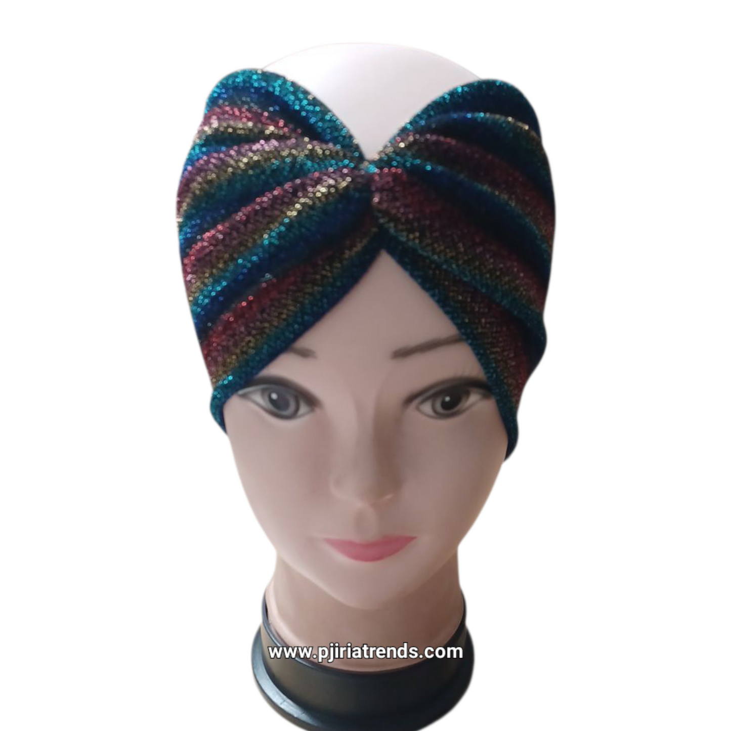 Handmade Bohemian Twist Wide Turban Headband