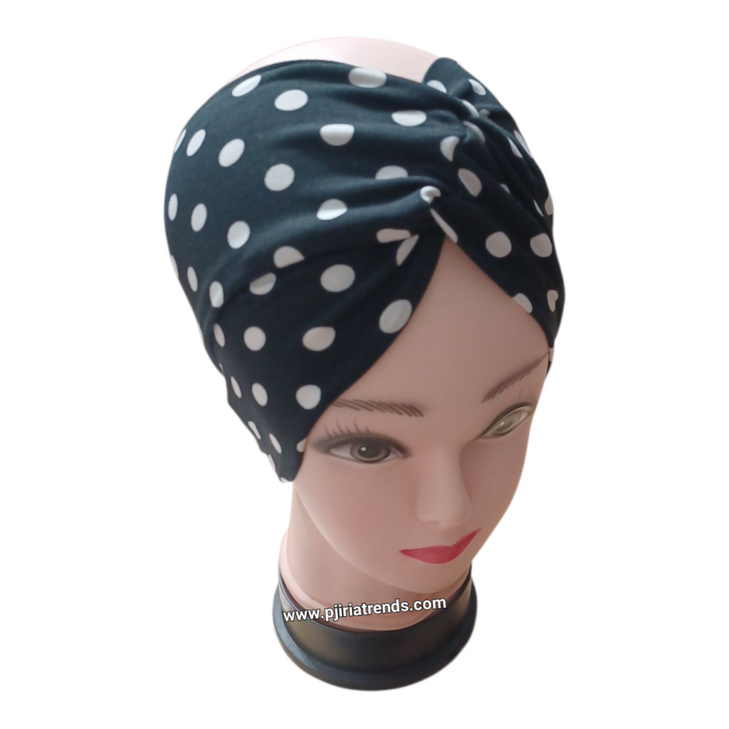 Handmade Bohemian Twist Wide Turban Headband