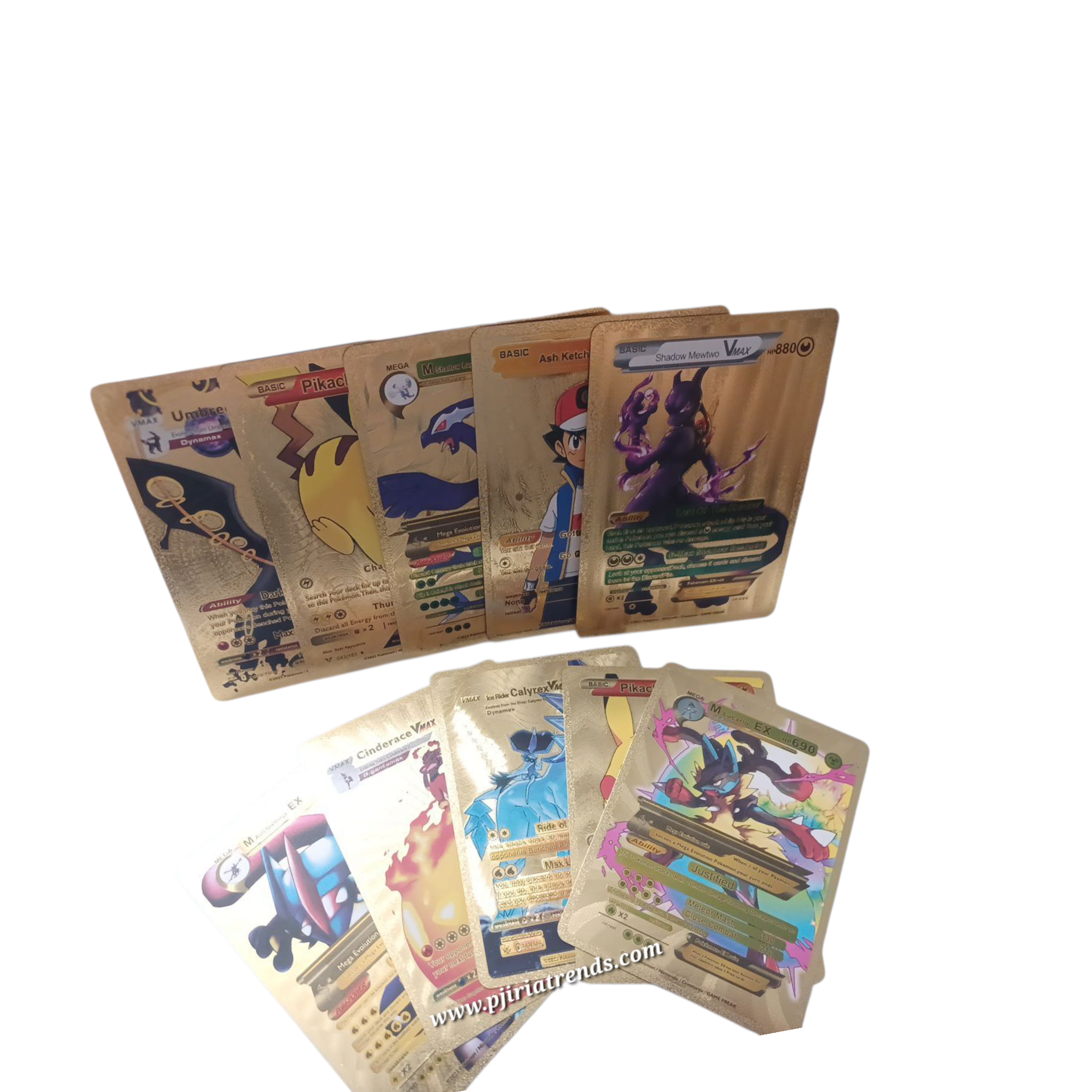 POKEMON GOLD CARDS of 10pcs