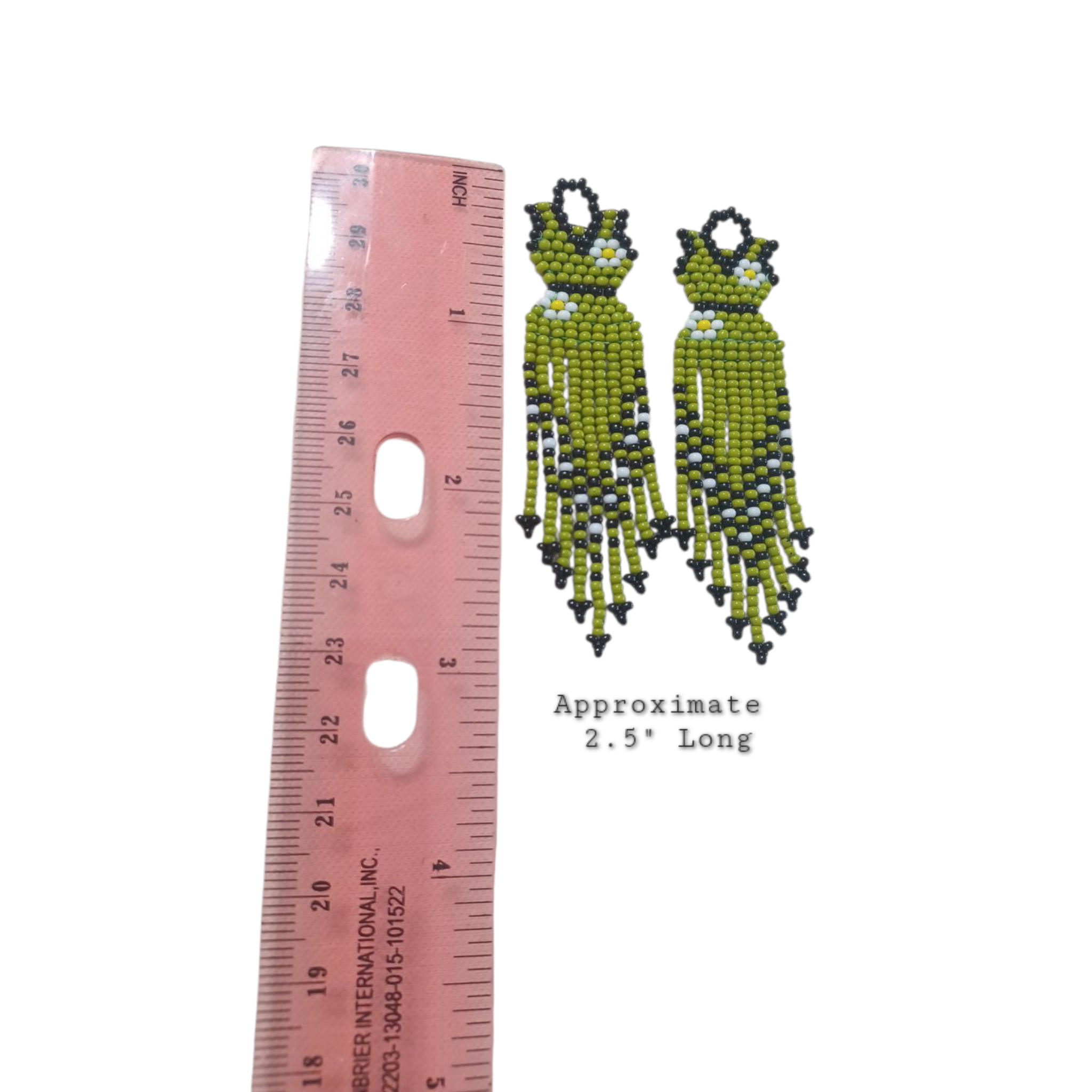 Cute Dress Handmade Mostacilla Gold/ Silver Plated Fish Hook Earrings