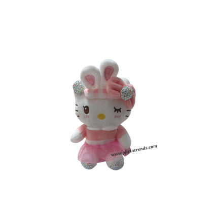 Cute HK Plushie Rhinestones Keychain