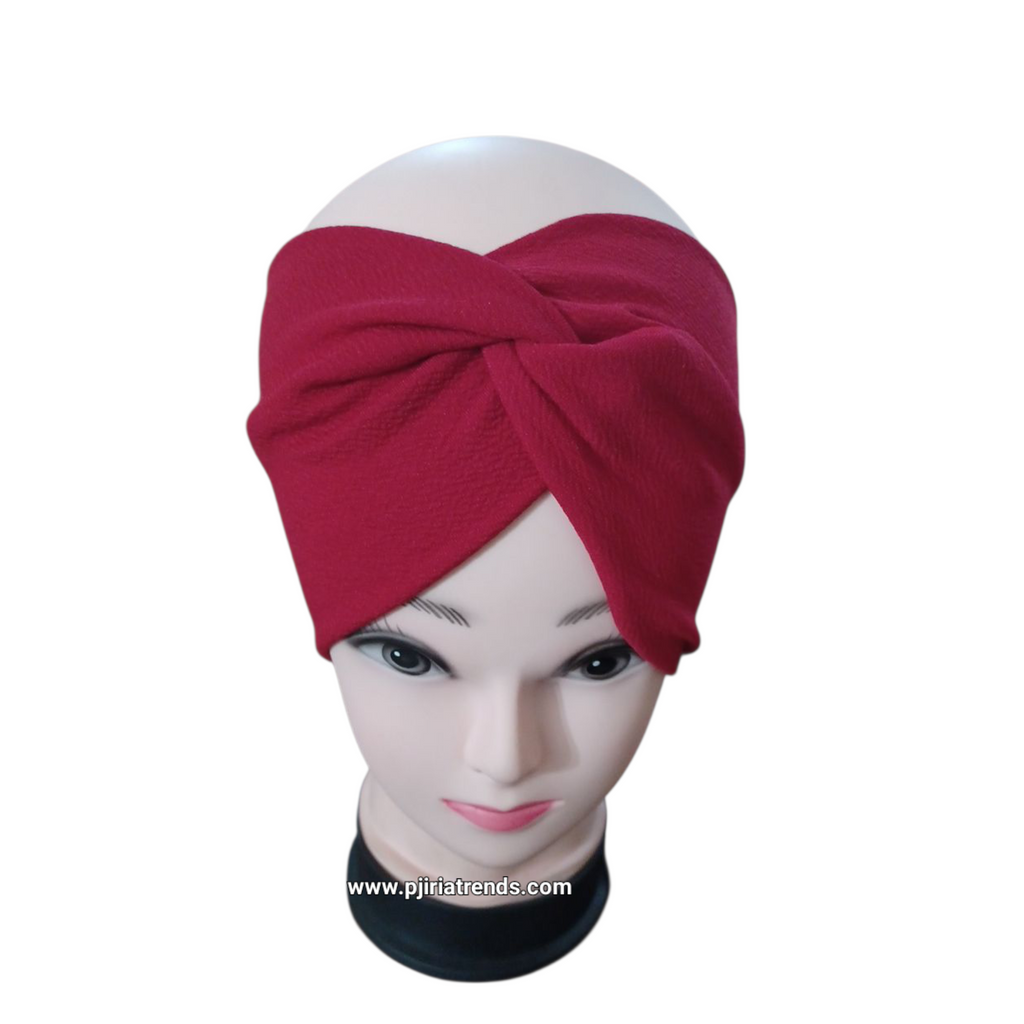 Handmade Bohemian Twist Wide Turban Headband