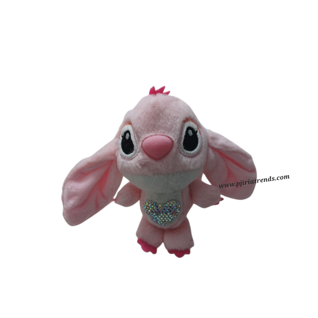 Cute Plushie Stitch Rhinestones Keychain