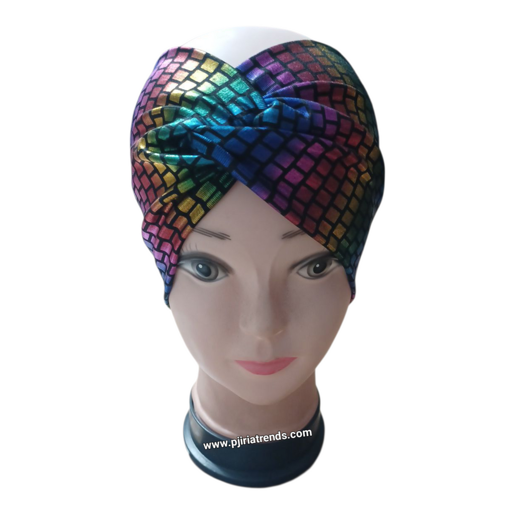 Handmade Bohemian Twist Wide Turban Headband