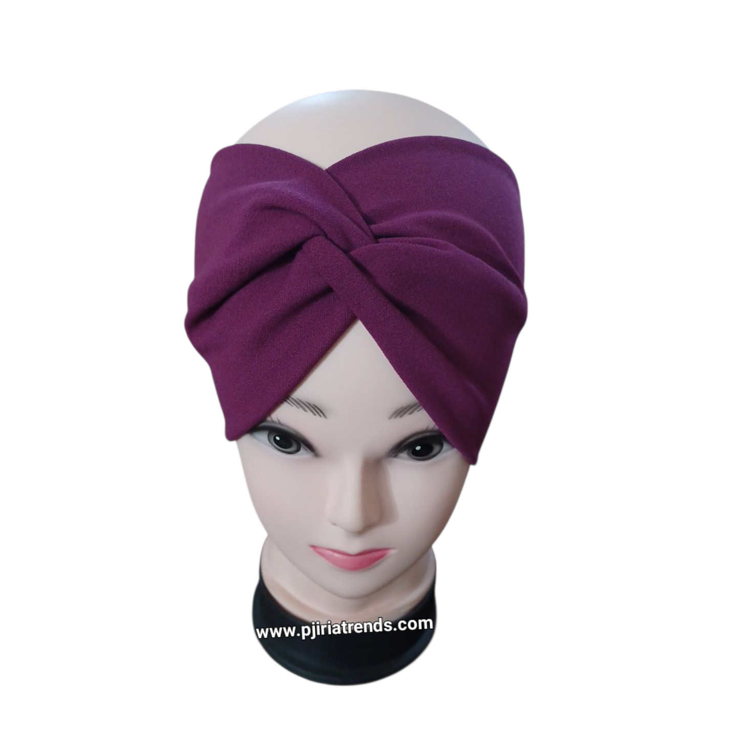 Handmade Bohemian Twist Wide Turban Headband