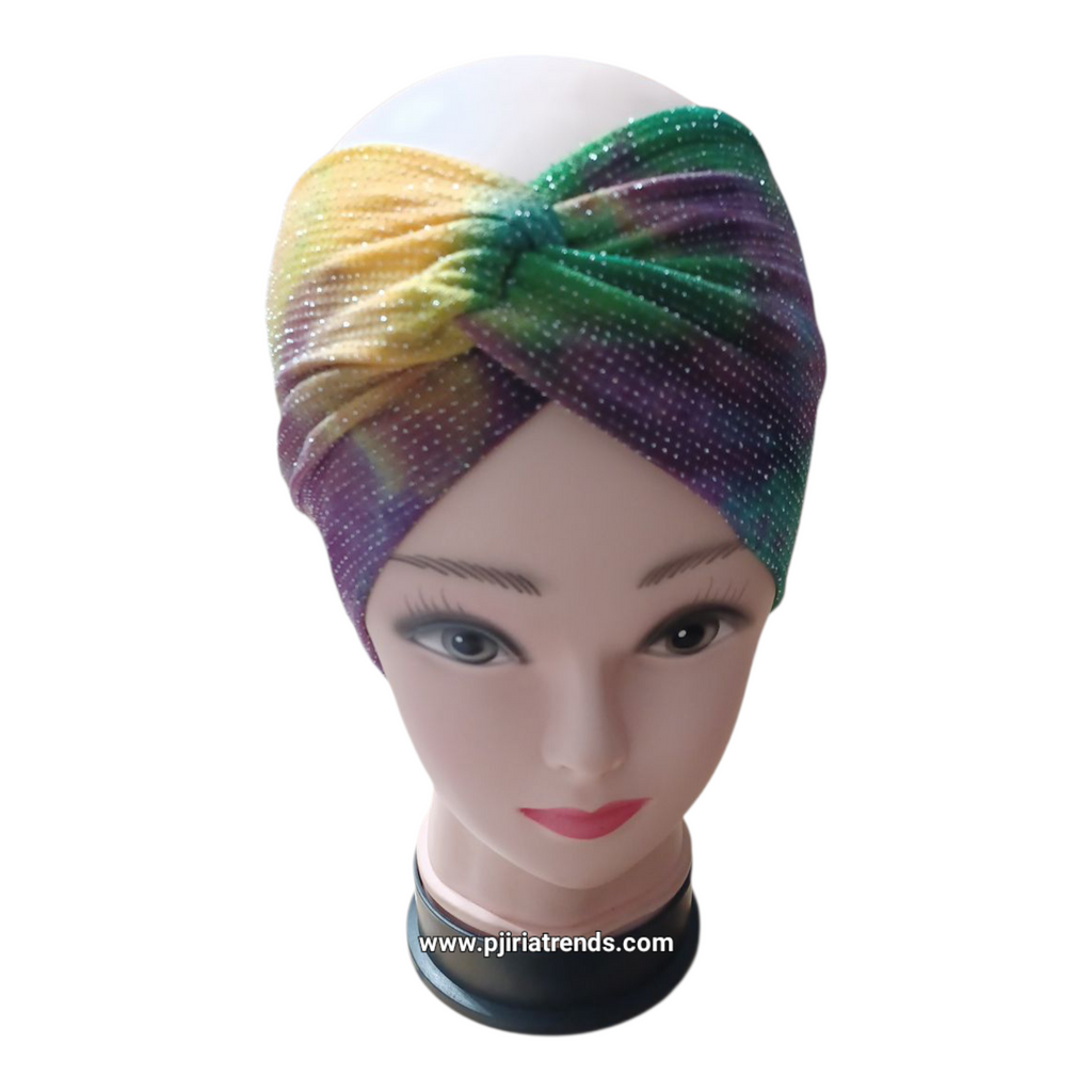 Handmade Bohemian Twist Wide Turban Headband