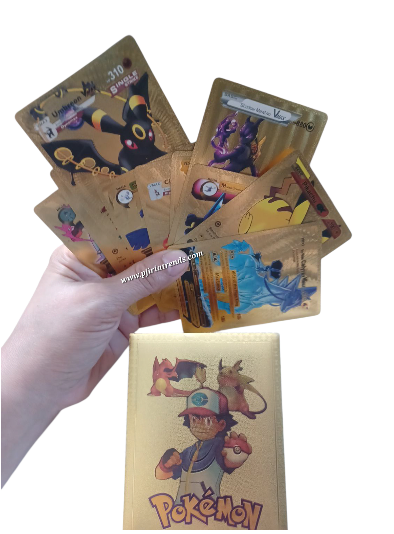 POKEMON GOLD CARDS of 10pcs