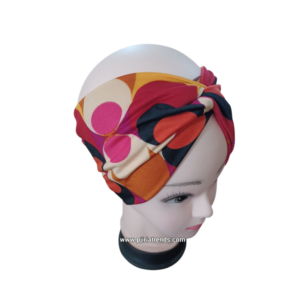 Handmade Bohemian Twist Wide Turban Headband