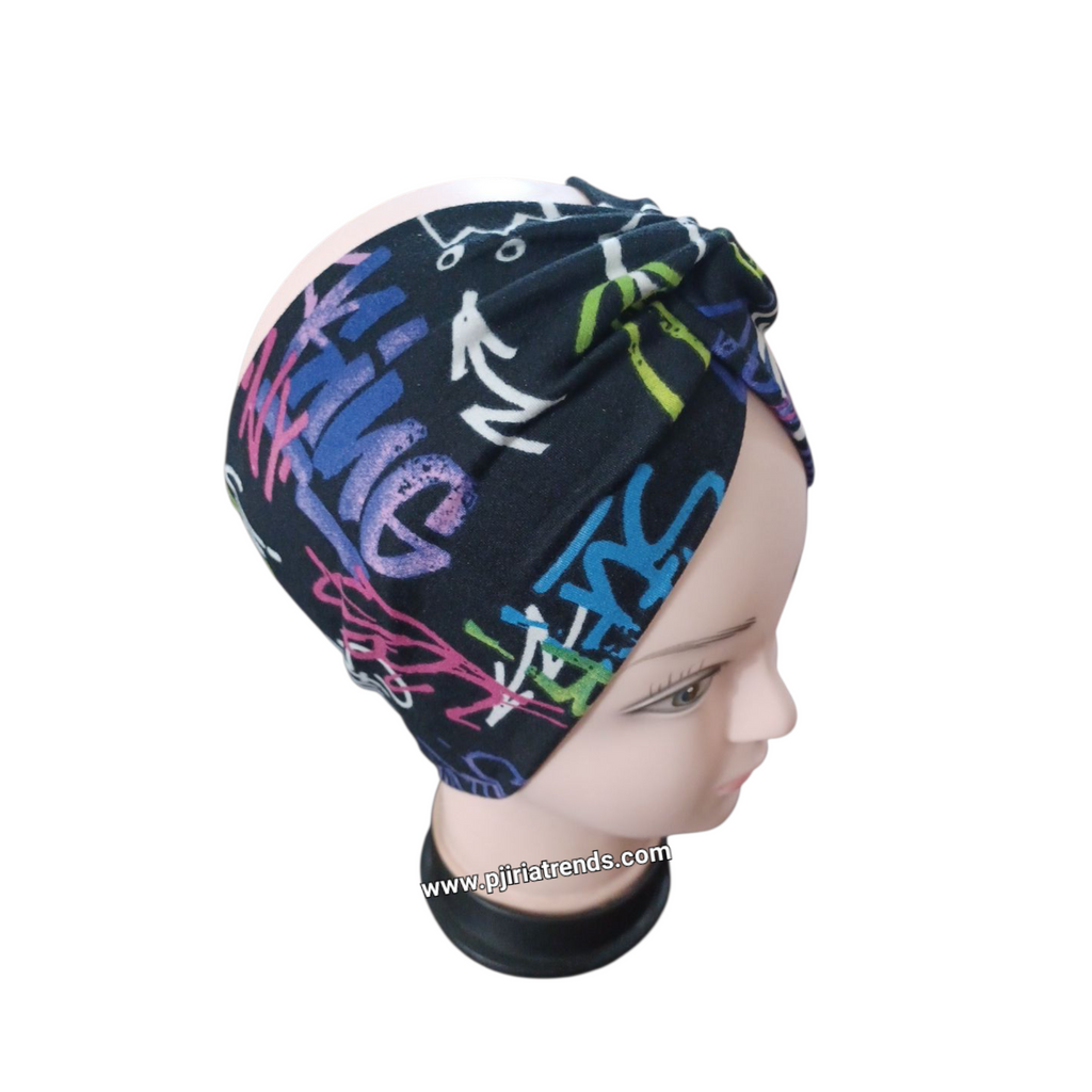 Handmade Bohemian Twist Wide Turban Headband