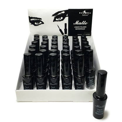 Italia Deluxe Matte Liquid Eyeliner Waterproof