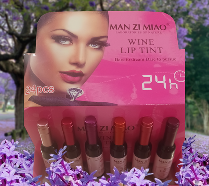 Wine Lip Tint Matte Waterproof