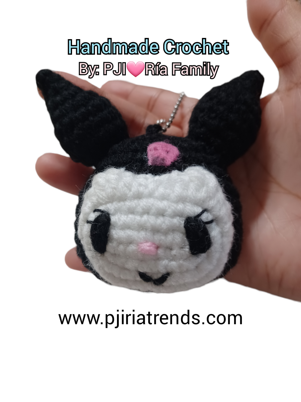 Adorable Crochet Cartoon Characters Keychain Pendant