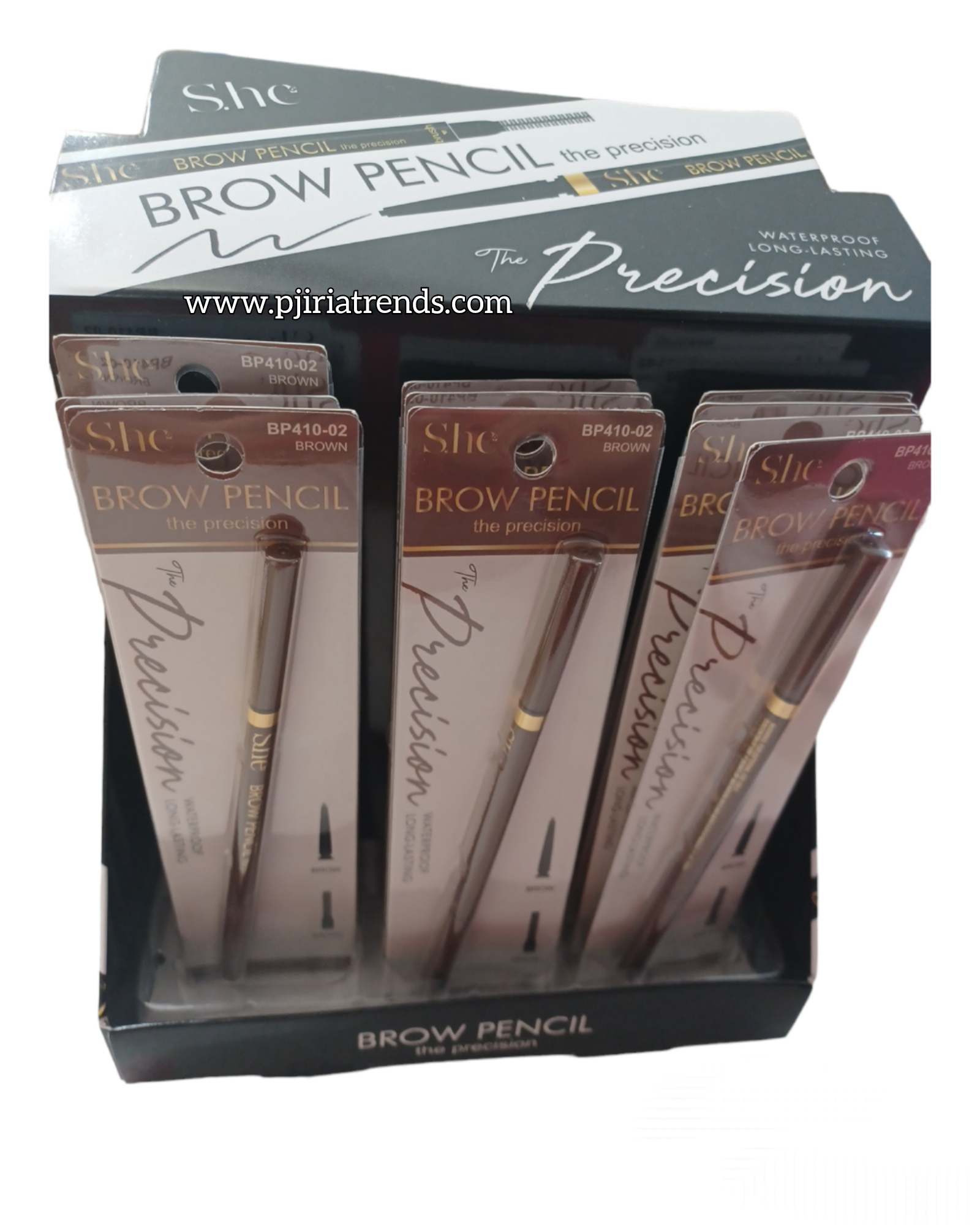 Precision Waterproof Matte Retractable Brow Pencil