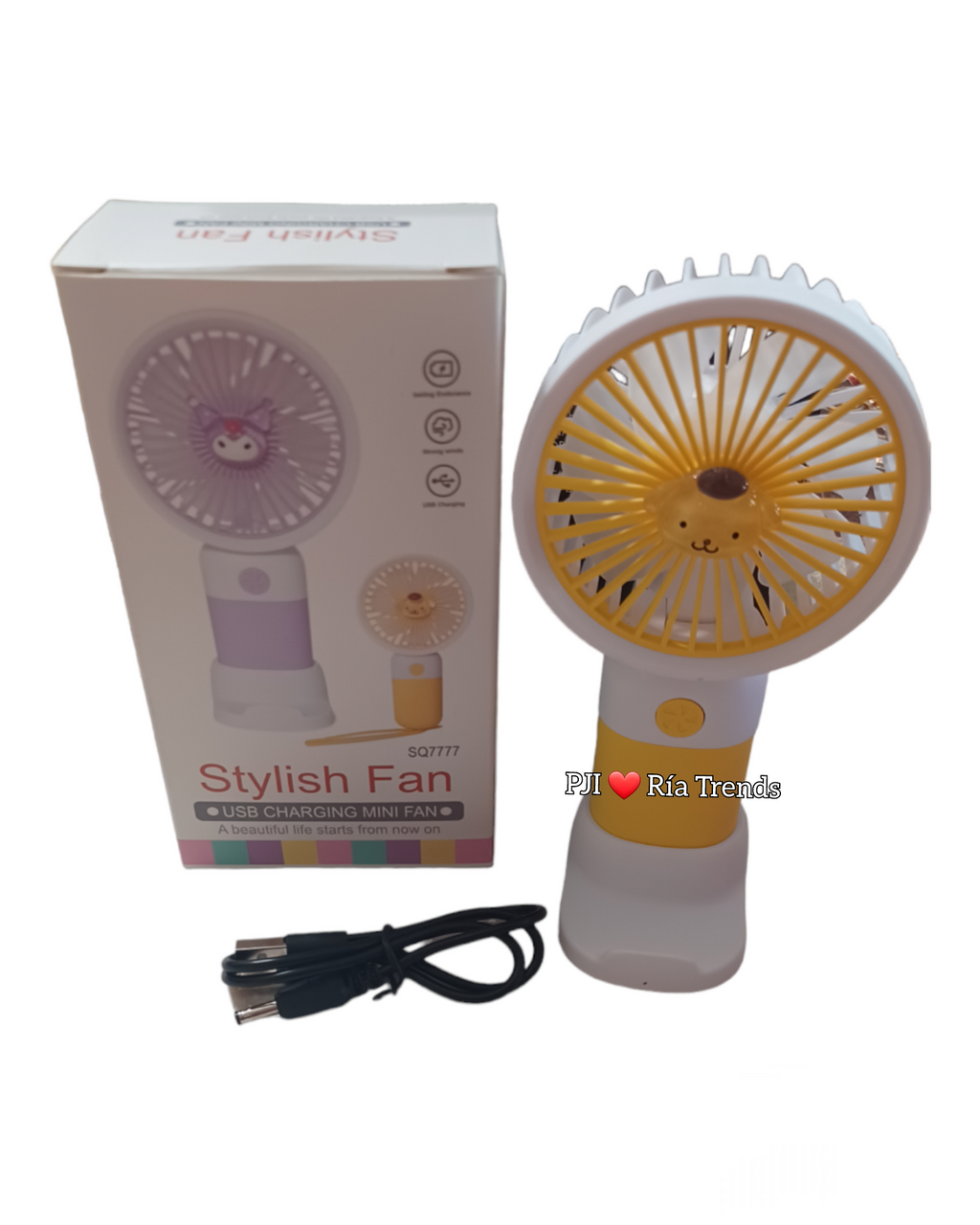 Cartoon Stylish USB Hand Fan