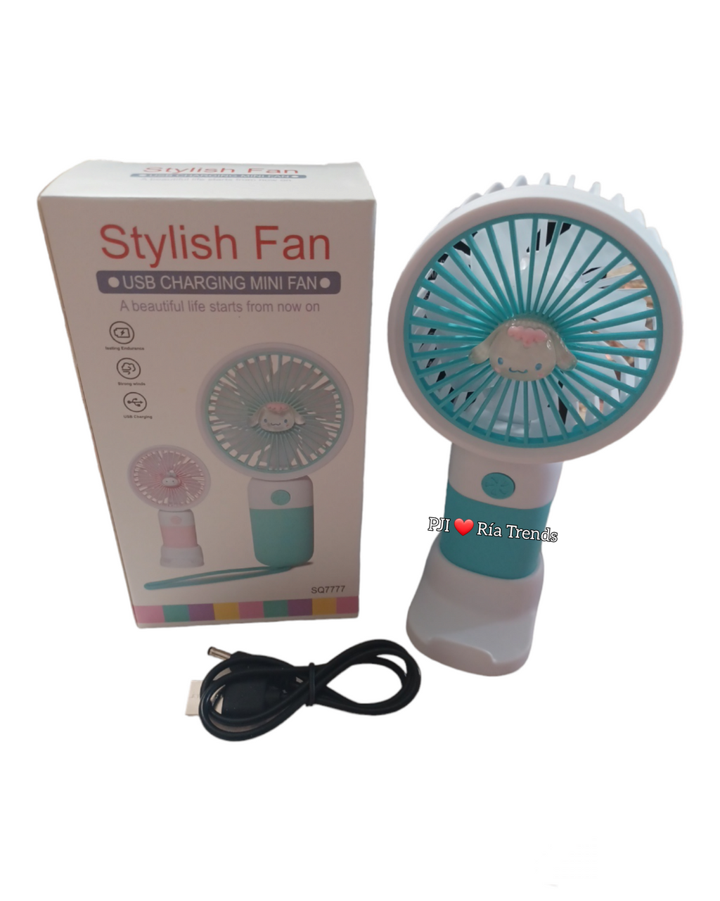 Cartoon Stylish USB Hand Fan