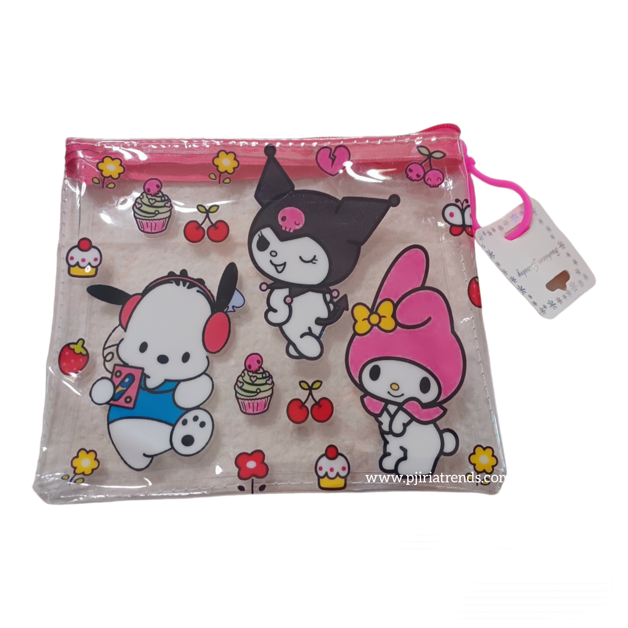 Transparent Hello Kitty Friends Small Makeup/ Purse Bag