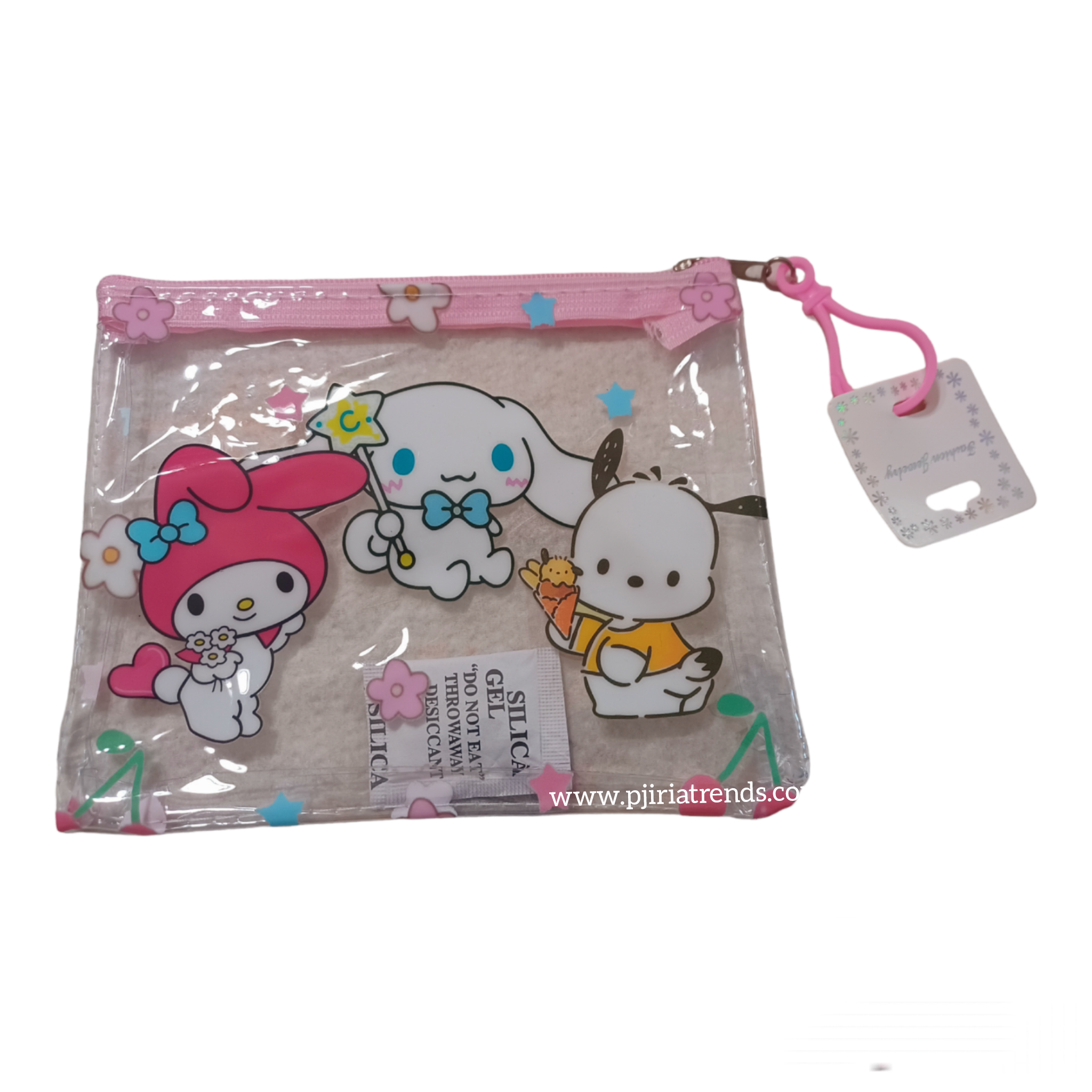 Transparent Hello Kitty Friends Small Makeup/ Purse Bag