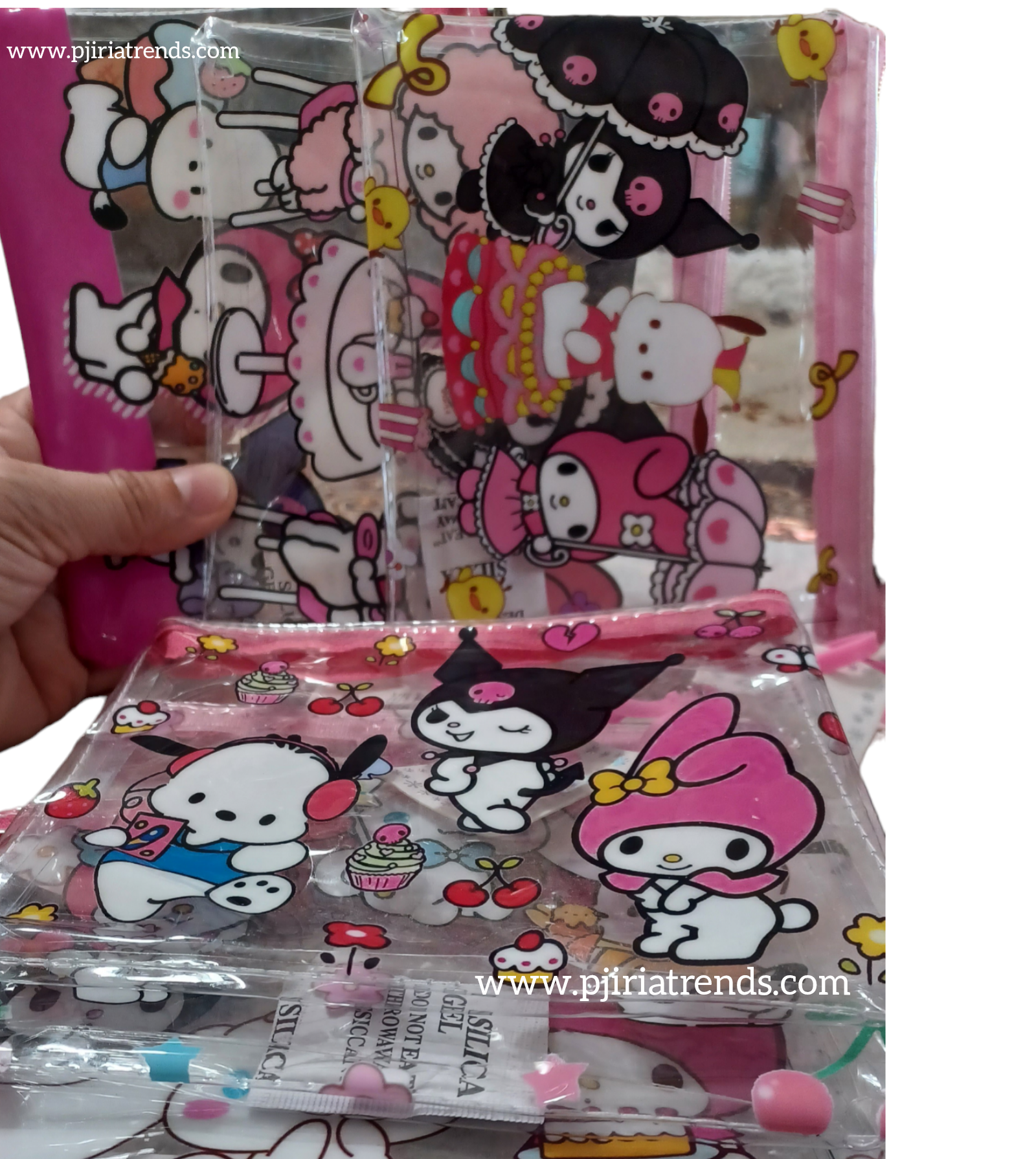 Transparent Hello Kitty Friends Small Makeup/ Purse Bag