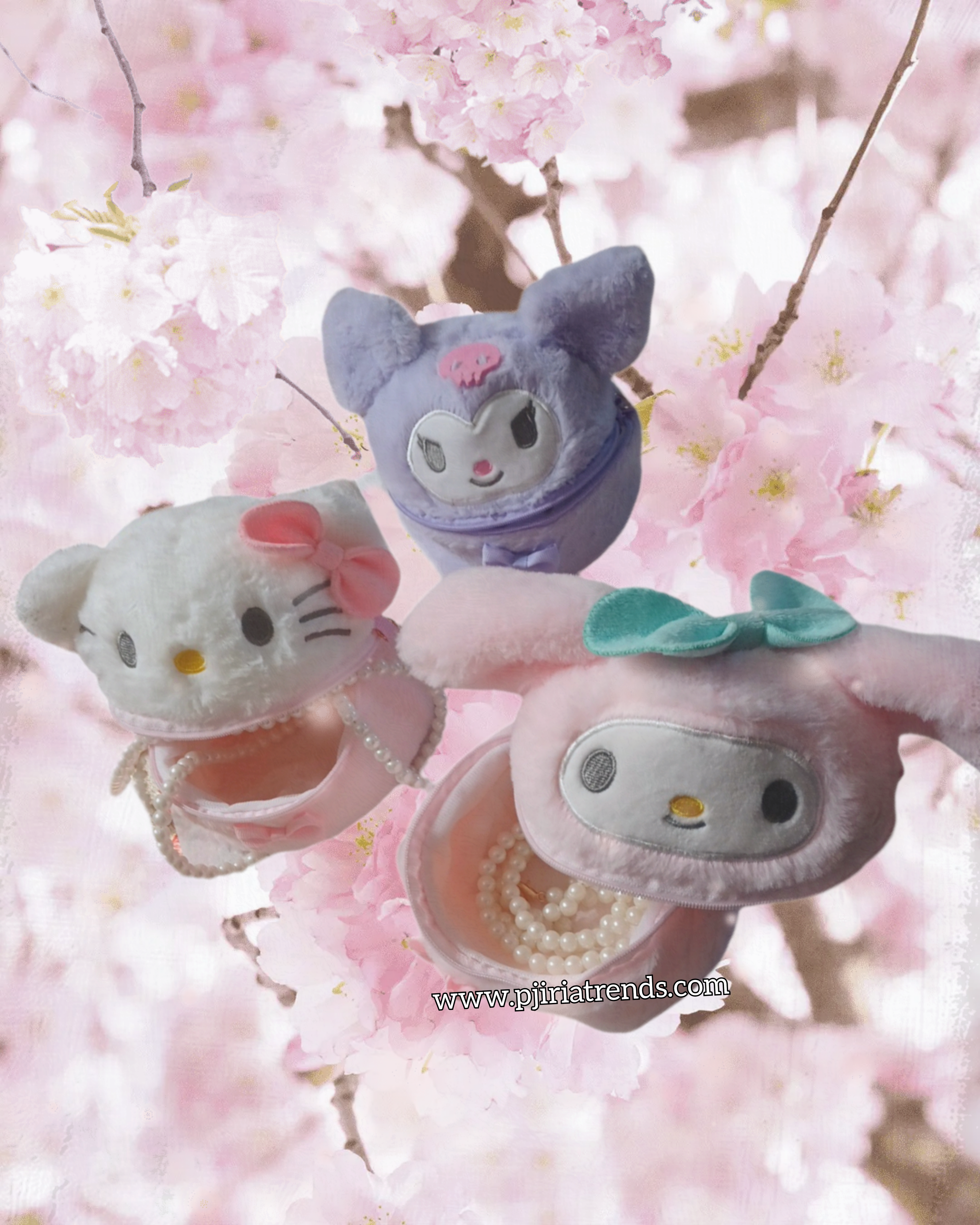 Kitty & Friends Plushie Purse