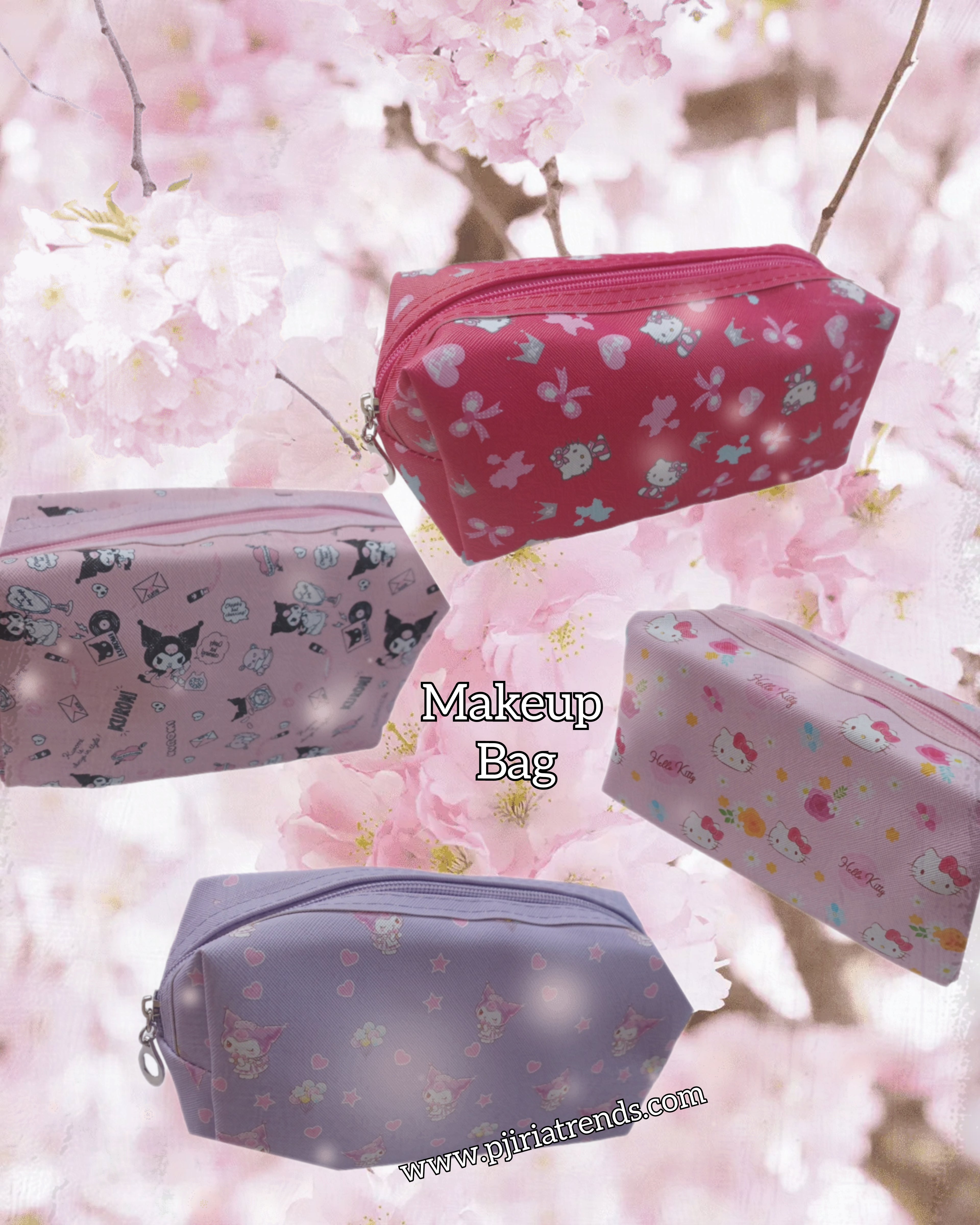 Kitty & Friends Makeup Bag