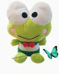 Original Sanrio Keroppi 14" Soft Plush Backpack.