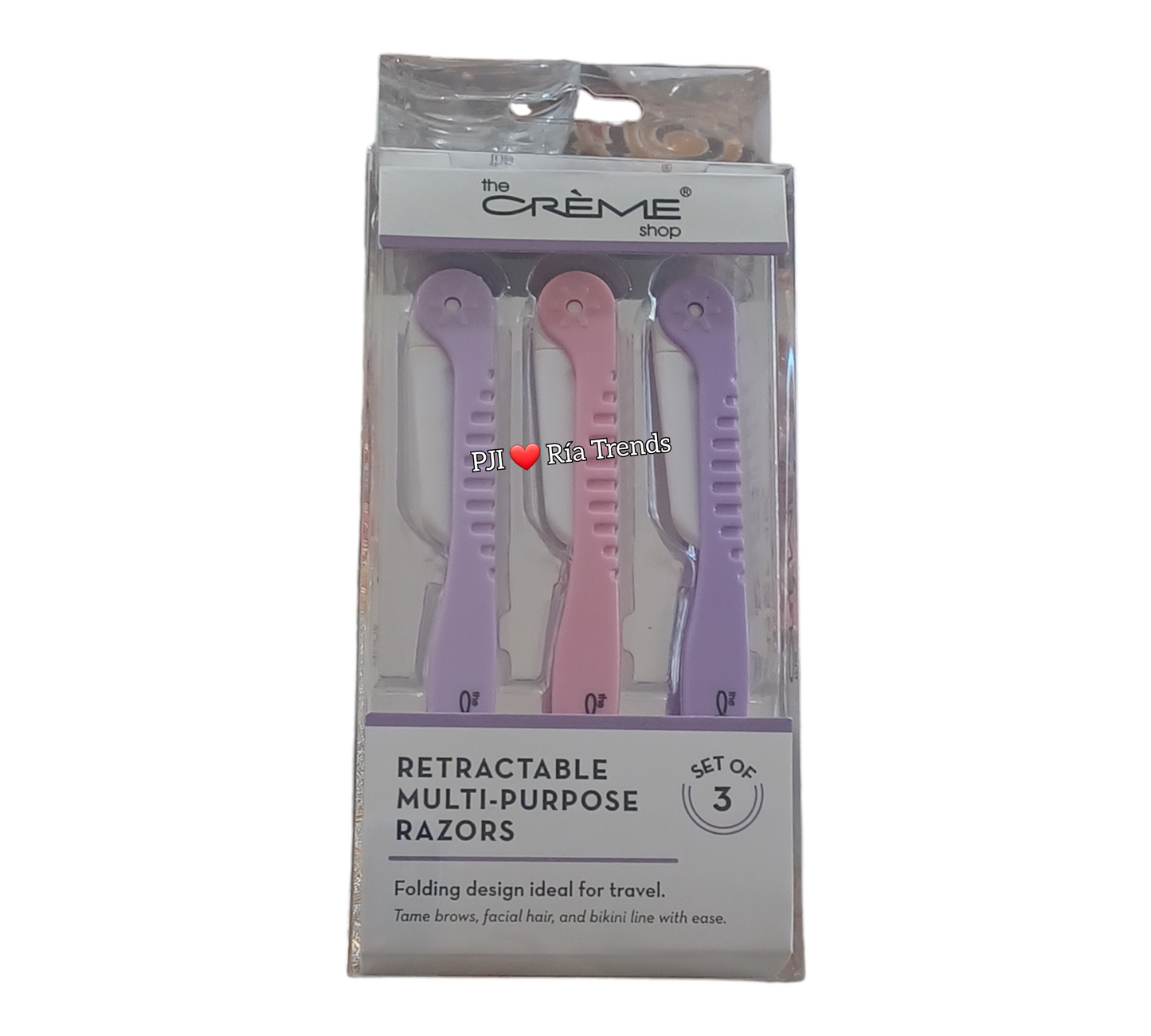 The CRÈME Retractable Multi Purpose Razors Set of 3