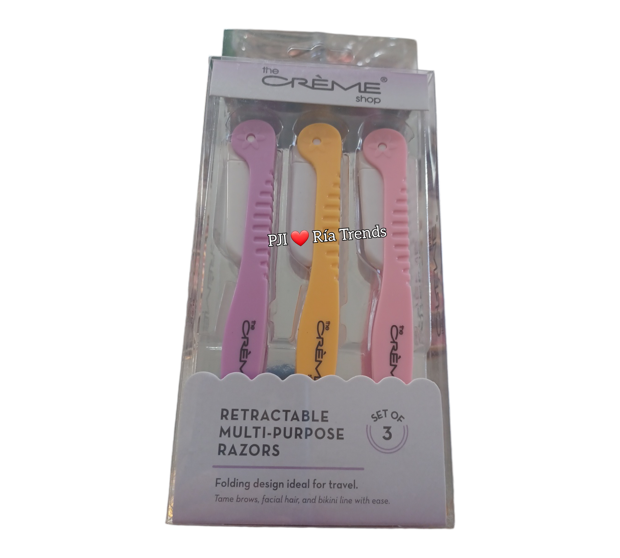The CRÈME Retractable Multi Purpose Razors Set of 3