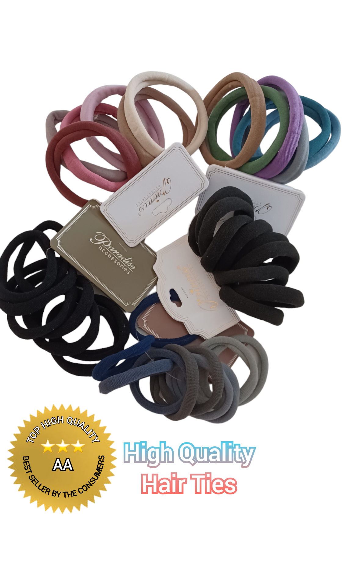 Paradise Accessories Best Hair Ties