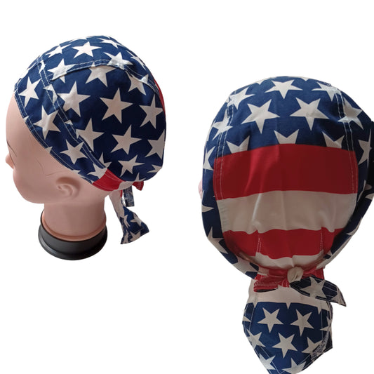 Flag Skull Cap Headwear