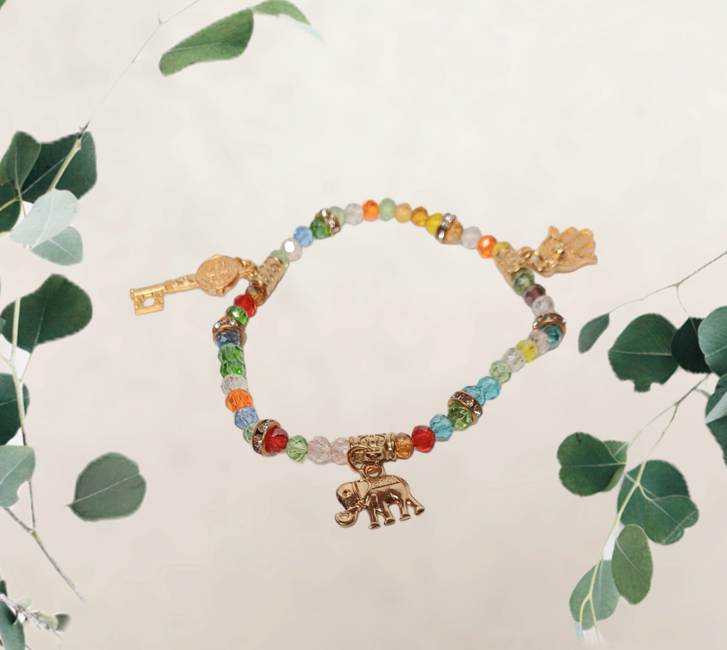 Pulsera Lucky Charm Cristales