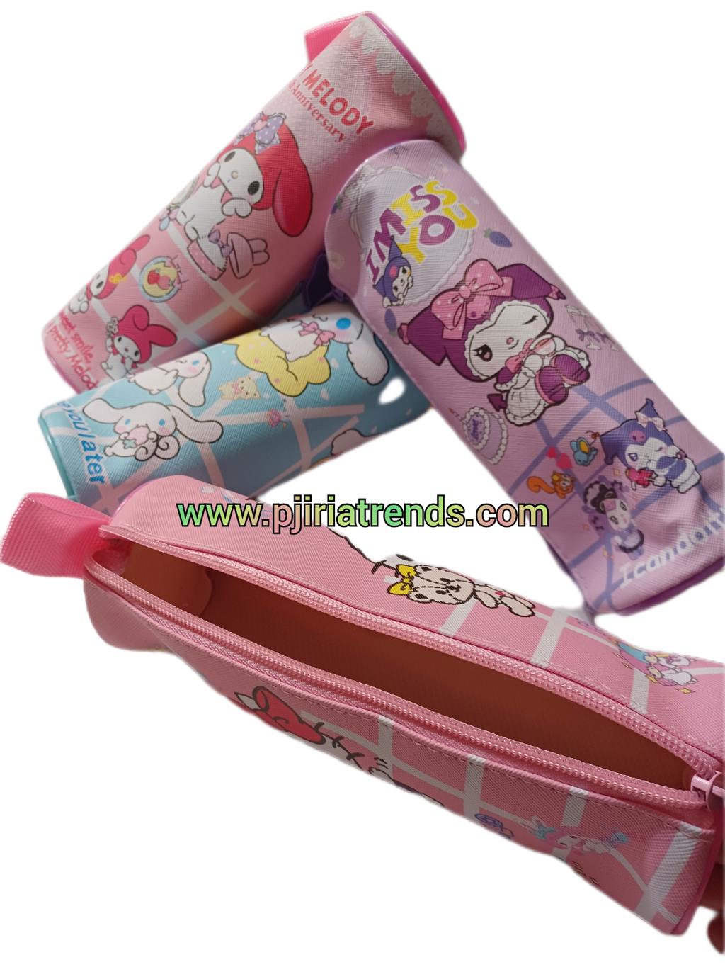 Kitty Friends Pencil Pouch/ Makeup Brush Pouch