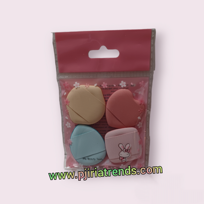 Juego de miniesponjas para dedos Beauty de 4 piezas