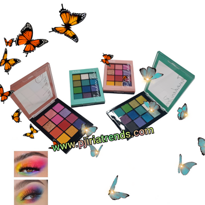 Paleta de sombras de ojos Amuse Professional de 12 colores