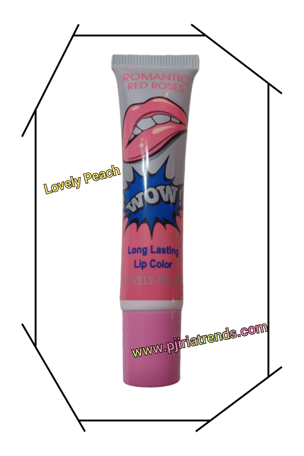 Lápiz labial mate despegable romántico