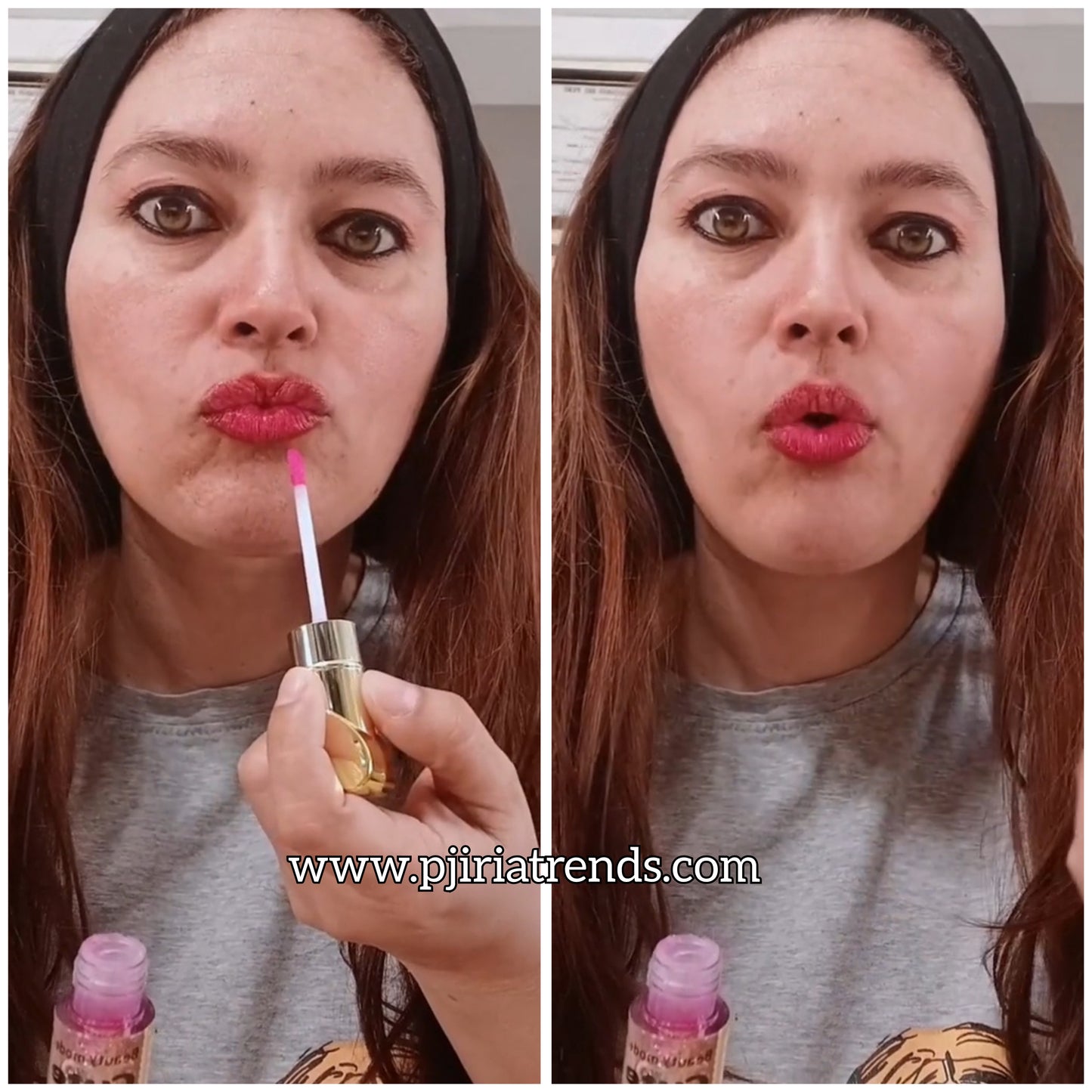 Beauty Model Waterproof Cute ❤️ Magic Lip Gloss