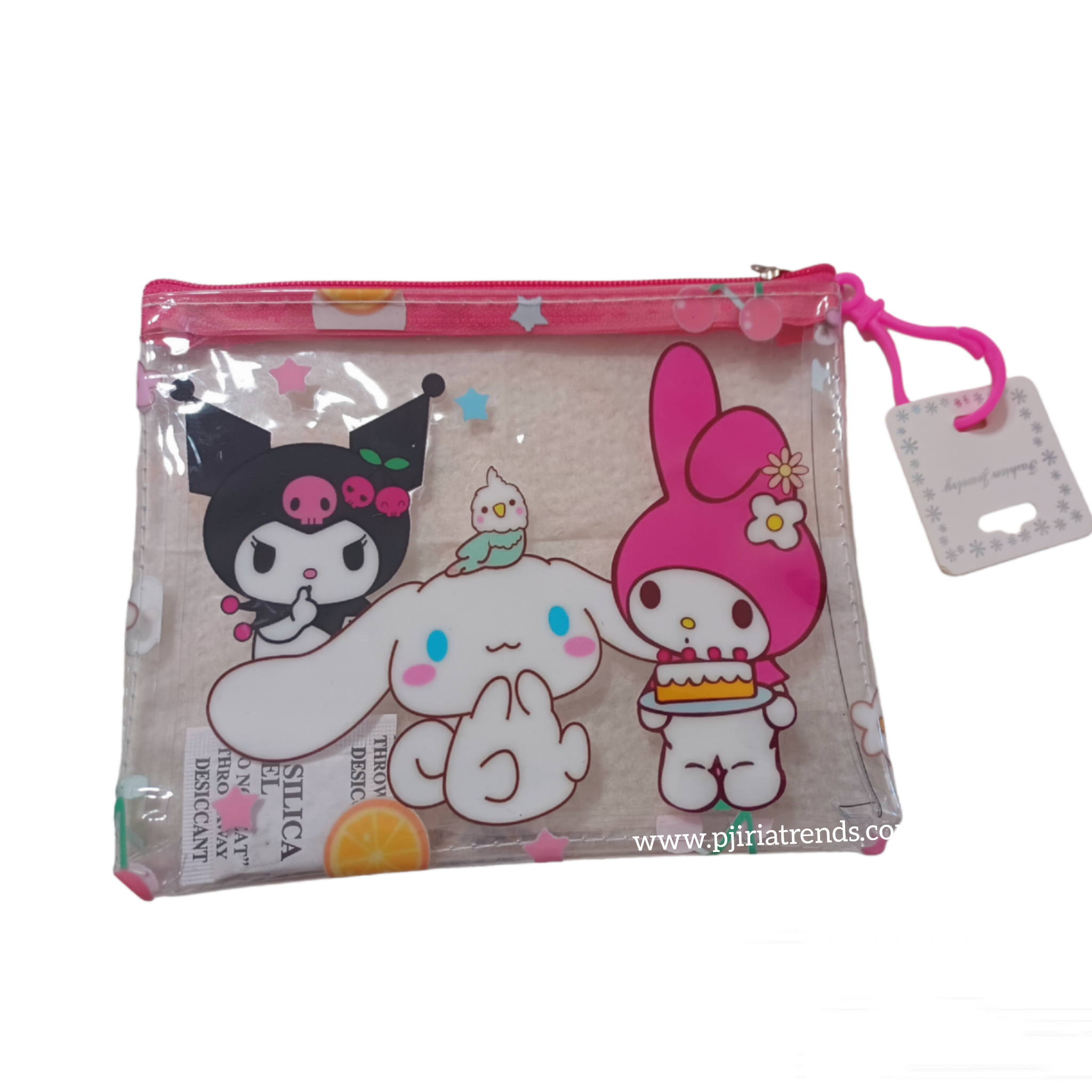 Transparent Hello Kitty Friends Small Makeup/ Purse Bag