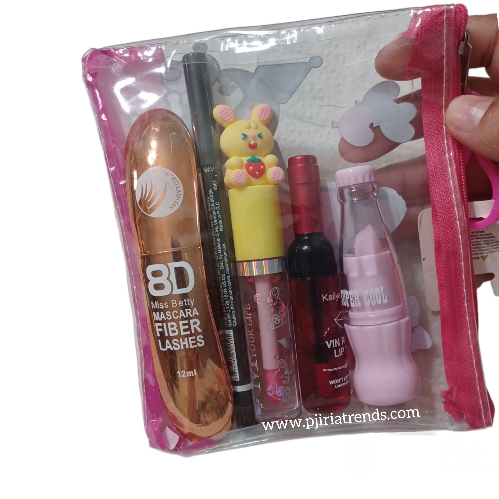 Transparent Hello Kitty Friends Small Makeup/ Purse Bag