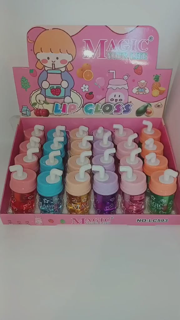 Juice Bottle Magic Lip Gloss