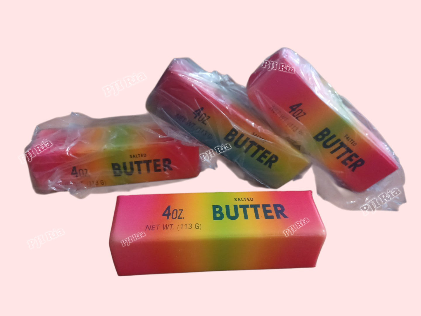 Rainbow Butter Stick Squishy of 4 oz.
