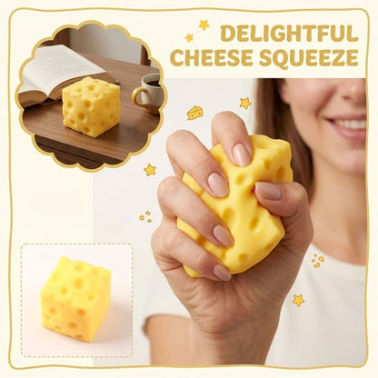 Cube Cheese Squishy Toy