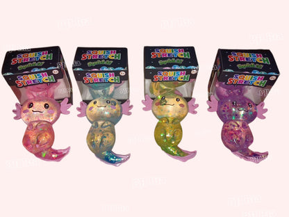 Axolotl Sugar Glitter Squishy Toy