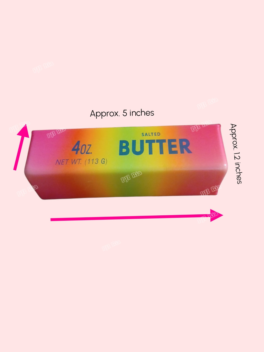 Rainbow Butter Stick Squishy of 4 oz.