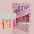 S.he MAKEUP Refreshing Lip Oil Gloss Set of 4pcs